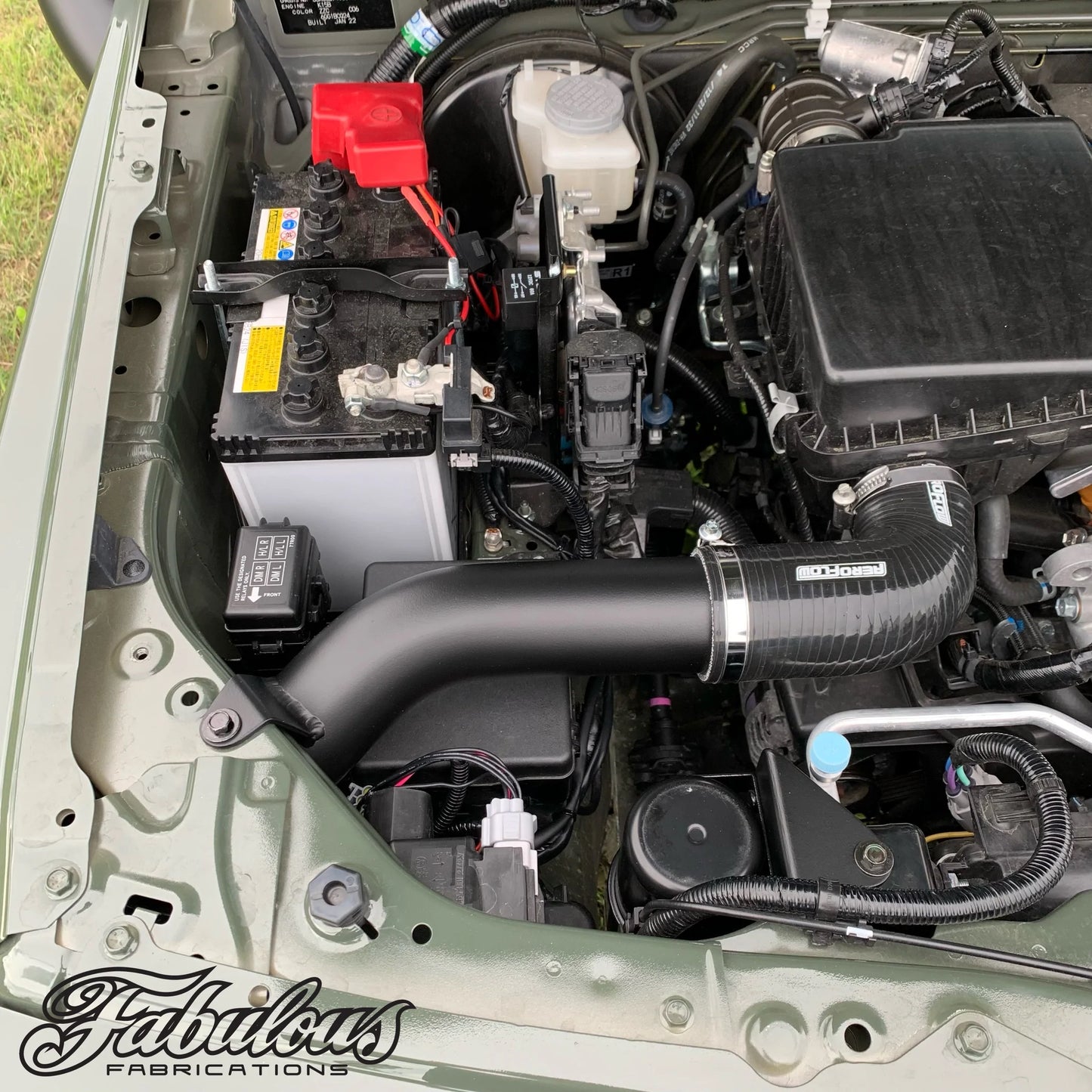 STAINLESS STEEL SNORKEL TO SUIT SUZUKI JIMNY SHORT ENTRY - PSICO OFFROAD