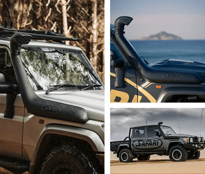 Safari 4x4 ARMAX Snorkel (Toyota Landcruiser 70 Series 1VD-FTV 4.5L V8 Diesel Wide Front) - PSICO OFFROAD