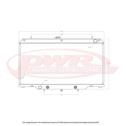 PWR 55mm Radiator (Nissan Patrol Y61 GU TD42 Auto 97-03) - PSICO OFFROAD