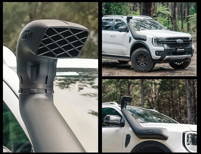 Safari 4x4 V-SPEC Snorkel (Ford Ranger 2022 2.0L Bi-Turbo YN25 Engine & 3.0L V6 Diesel) - PSICO OFFROAD