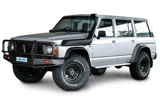 Safari 4x4 Snorkel (Nissan Patrol GQ Y60 01/1988 - 10/1997 TD42 Diesel with Horizontal Pre-Cleaner) - PSICO OFFROAD