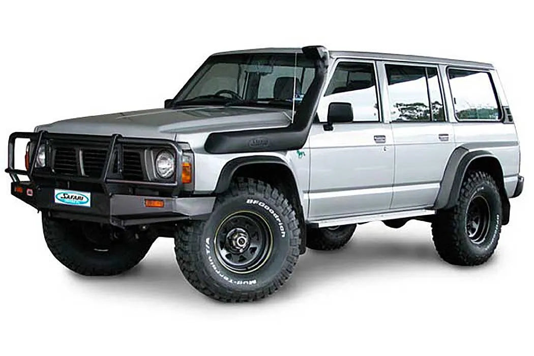 Safari 4x4 Snorkel (Nissan Patrol GQ Y60 01/1988 - 10/1997 TD42 Diesel Discard Pre-Cleaner Option) - PSICO OFFROAD