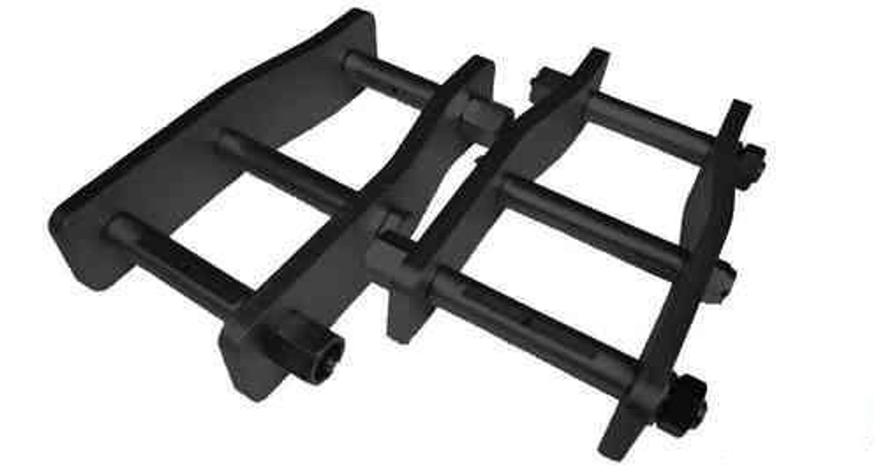 Extended Greasable Shackle Pair Fits Nissan Navara D40 2005 - 2015 - PSICO OFFROAD