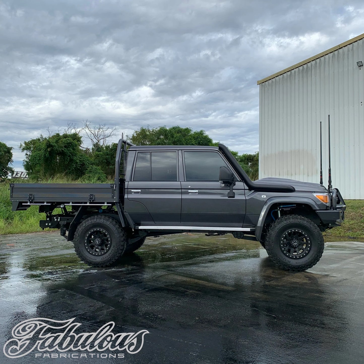 STAINLESS STEEL SNORKEL TO SUIT TOYOTA LANDCRUISER 76/78/79 VDJ SERIES - PSICO OFFROAD