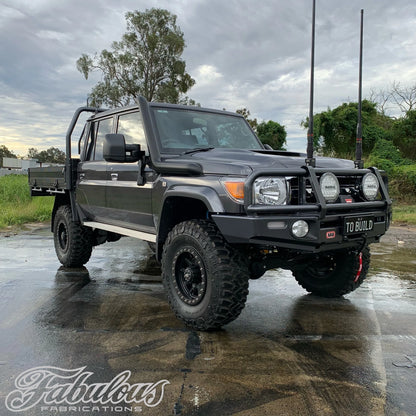 STAINLESS STEEL SNORKEL TO SUIT TOYOTA LANDCRUISER 76/78/79 VDJ SERIES - PSICO OFFROAD