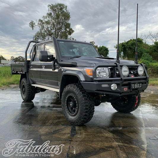 STAINLESS STEEL SNORKEL TO SUIT TOYOTA LANDCRUISER 76/78/79 VDJ SERIES - PSICO OFFROAD