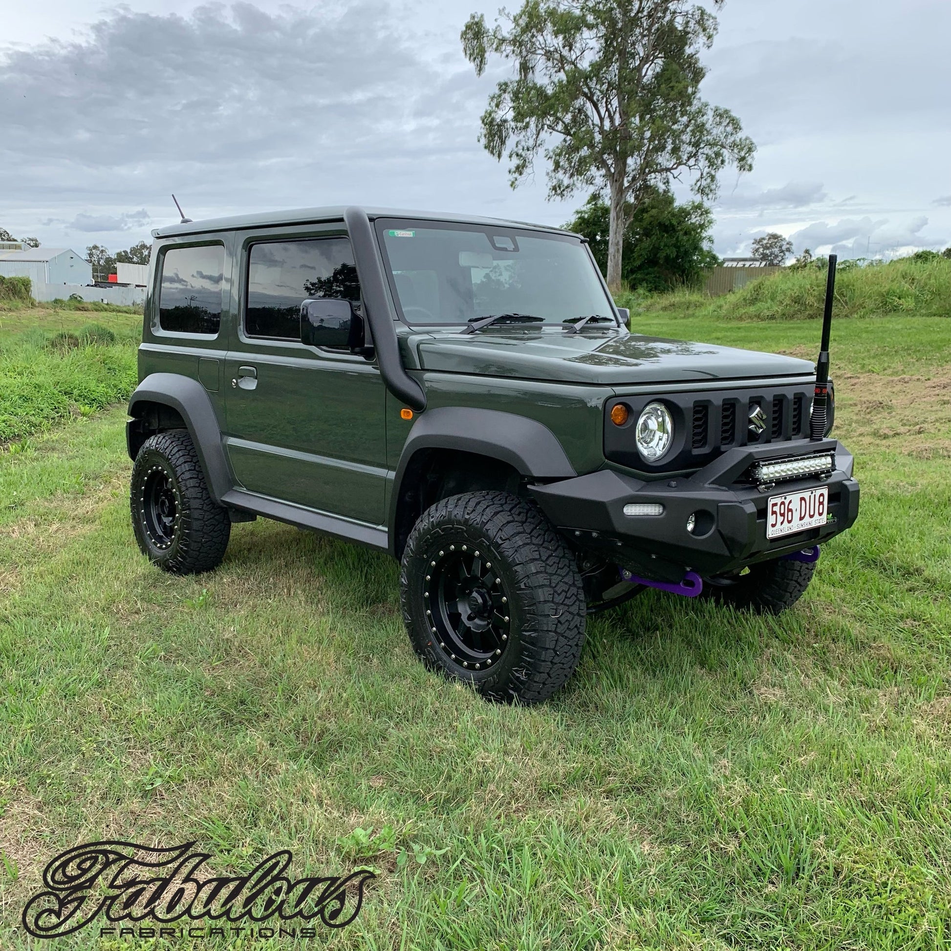 STAINLESS STEEL SNORKEL TO SUIT SUZUKI JIMNY SHORT ENTRY - PSICO OFFROAD